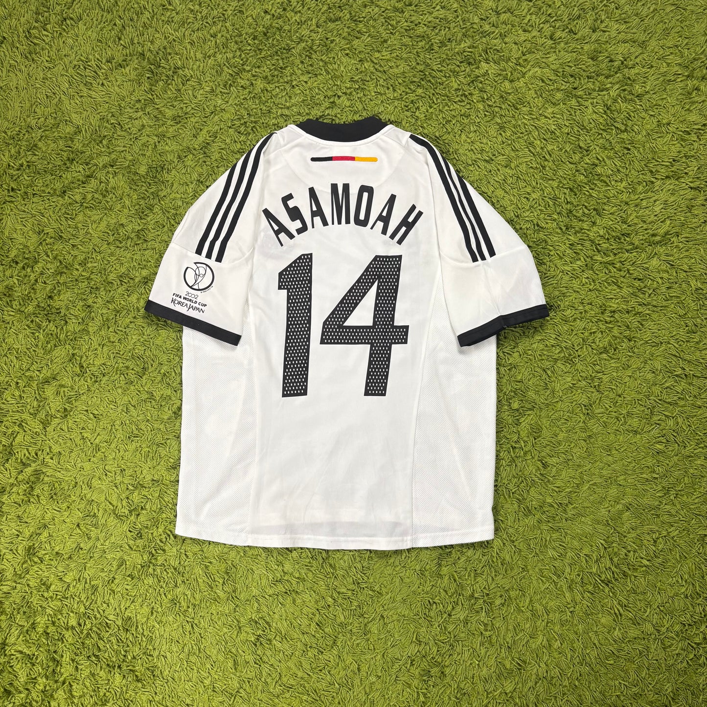 Adidas Deutschland DFB Asamoah Trikot Weiß Größe M 2002