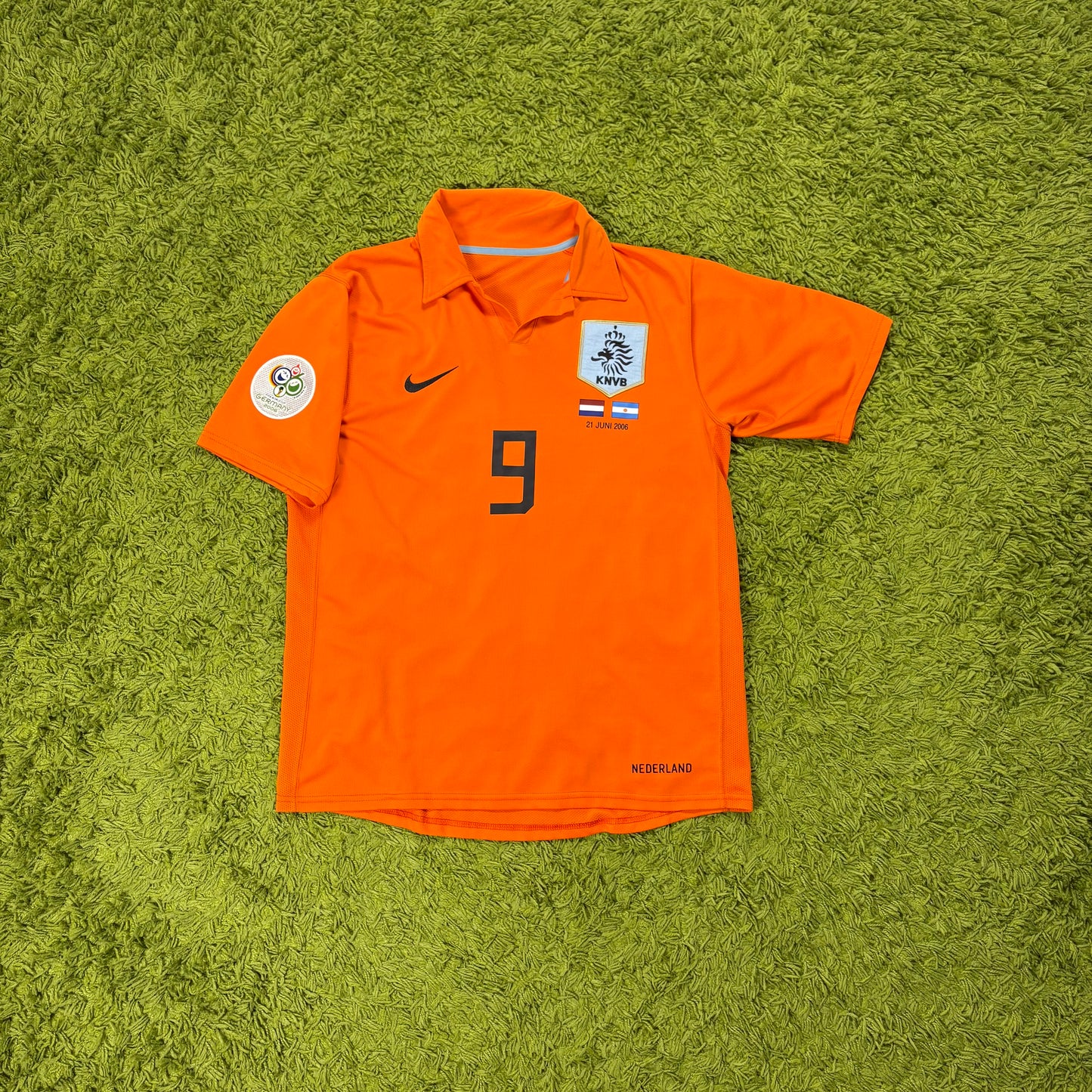 Nike Niederlande Holland Van Nistelrooy Trikot Orange Größe L 2006