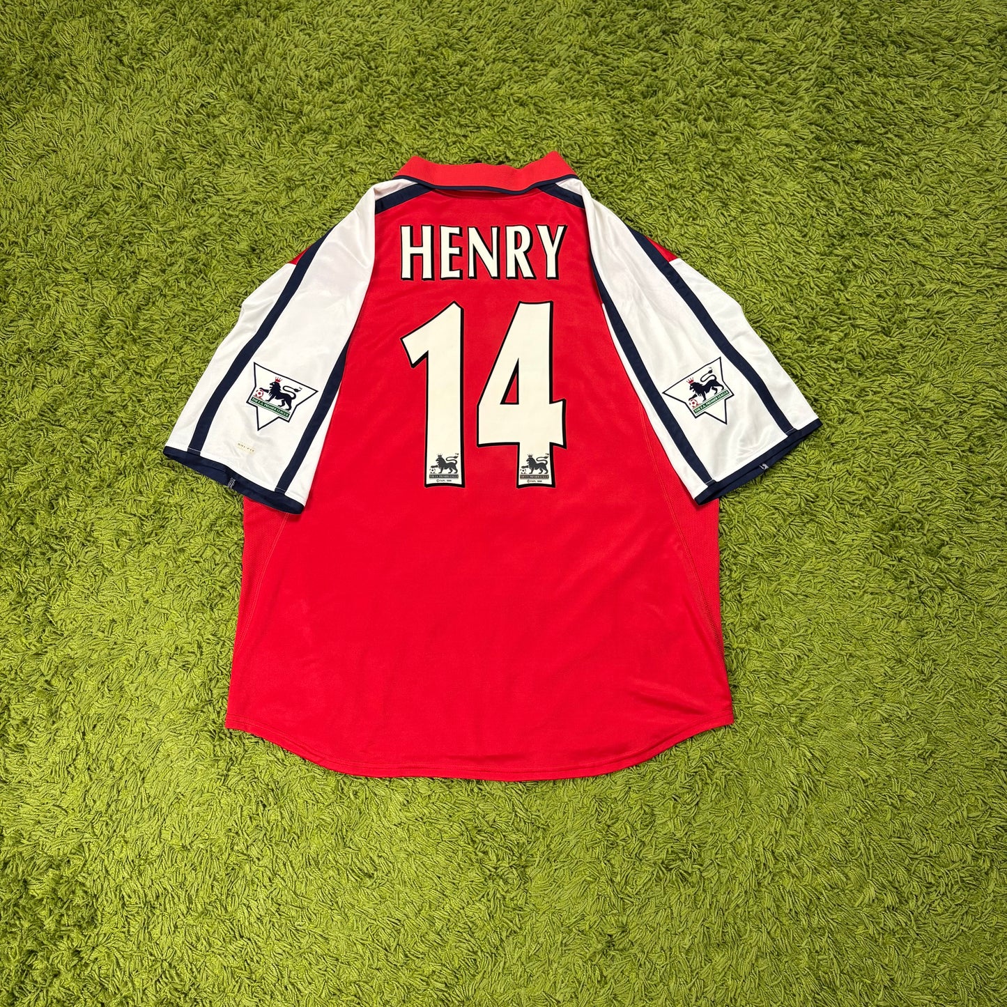 Nike Arsenal FC Henry Trikot rot Größe XL 1999 2000