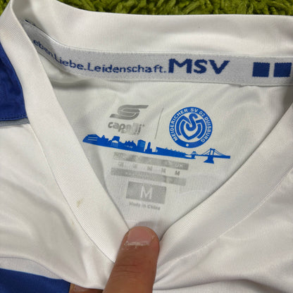 Capelli MSV Duisburg Trikot Weiß Größe M 2018 2019 NEU