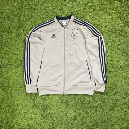 Adidas Ajax Amsterdam Trainingsjacke Jacke Gold Größe L