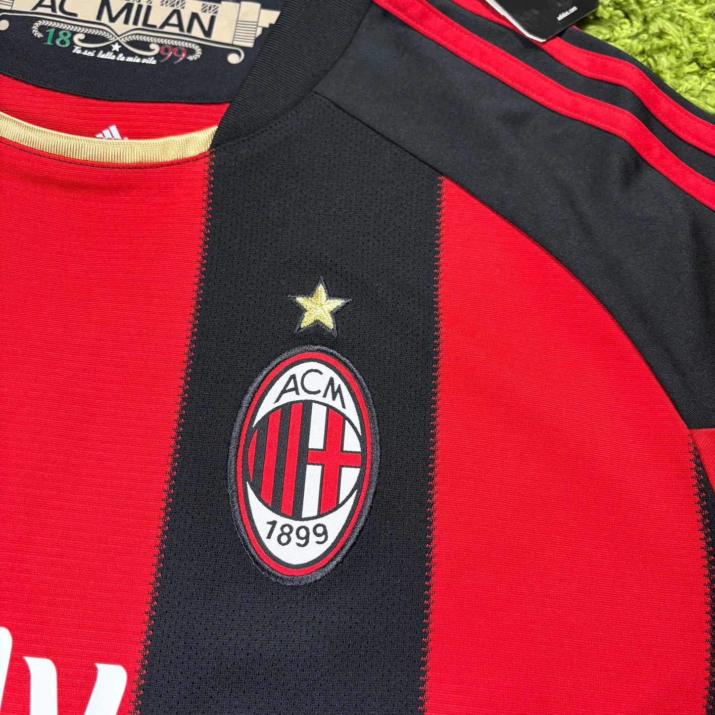 Adidas AC Mailand Ibrahimovic Milan Trikot rot schwarz Größe XL 2010 2011 Neu mit Etikett