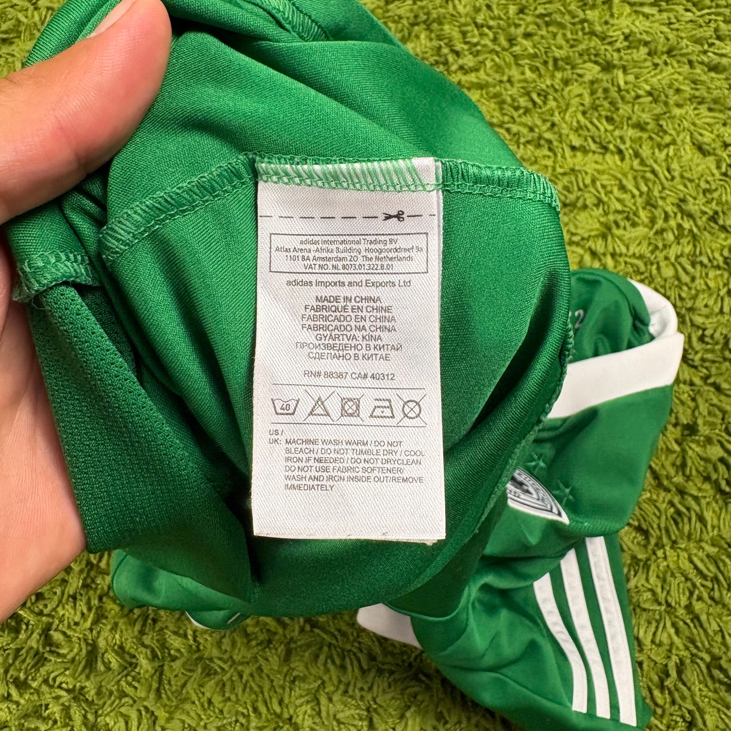 Adidas Deutschland DFB Boateng Trikot Grün Größe L 2012