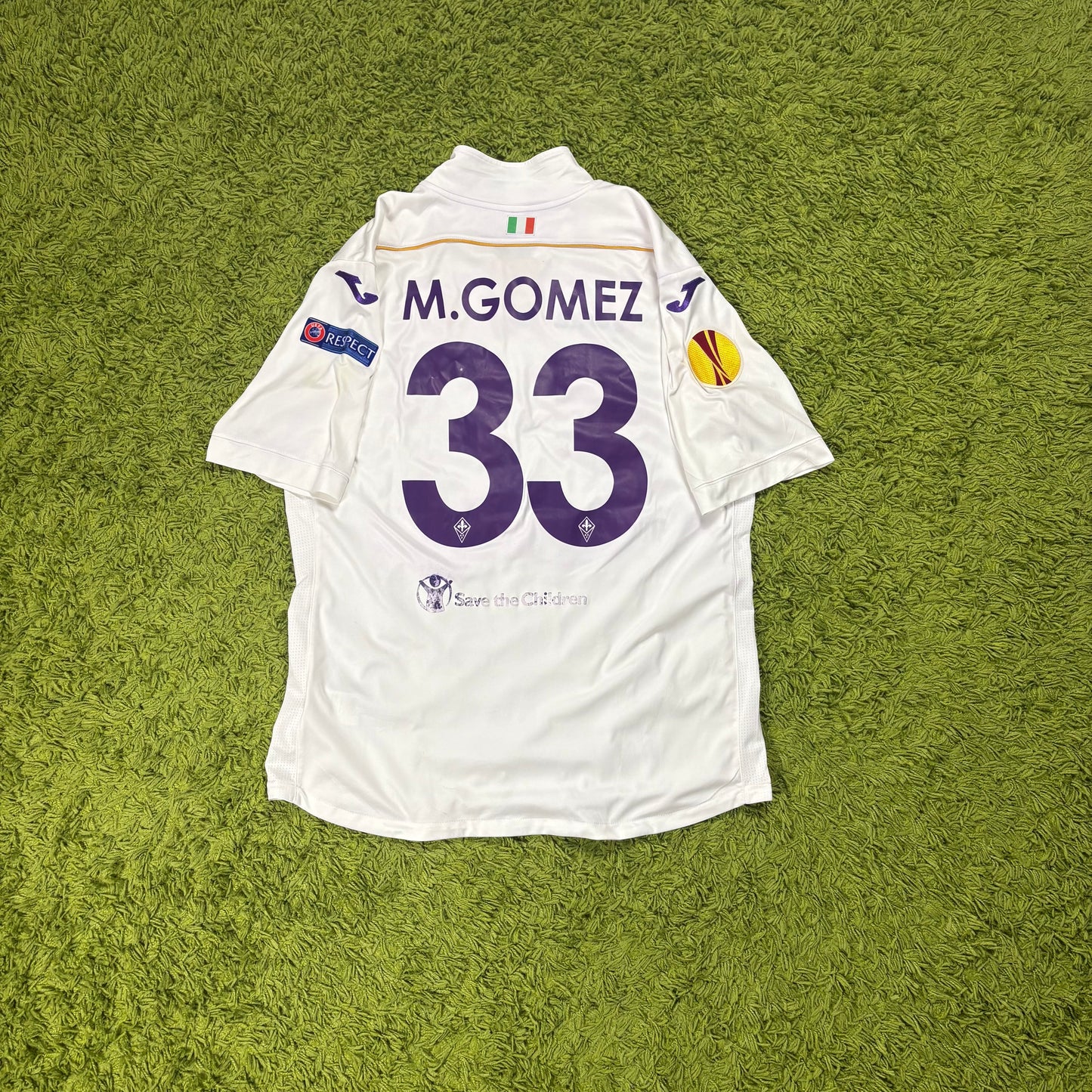 Joma AC Florenz Fiorentina Gomez Mario Trikot Weiß Größe XL 2013 2014