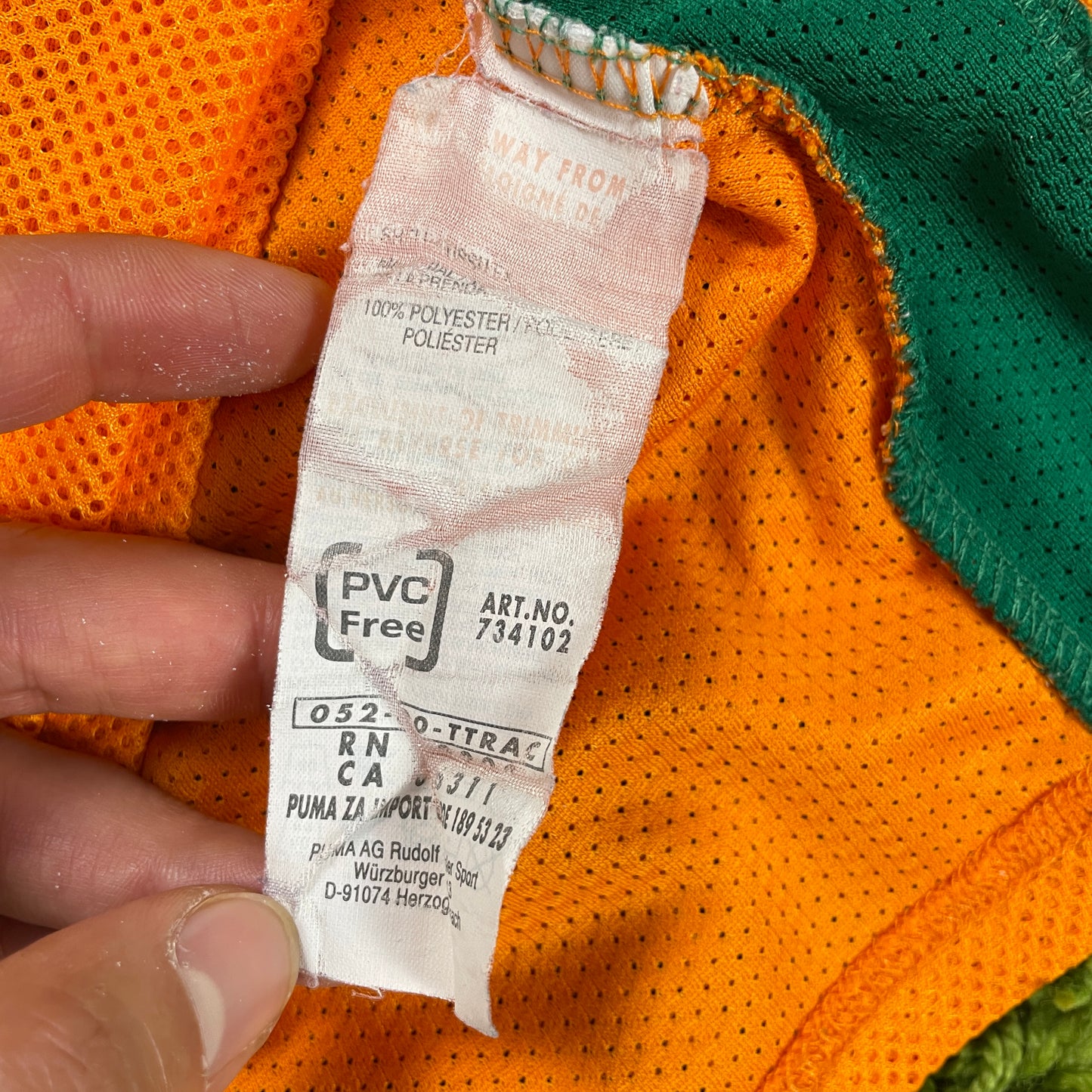 Puma Elfenbeinküste Trikot orange Größe L 2008