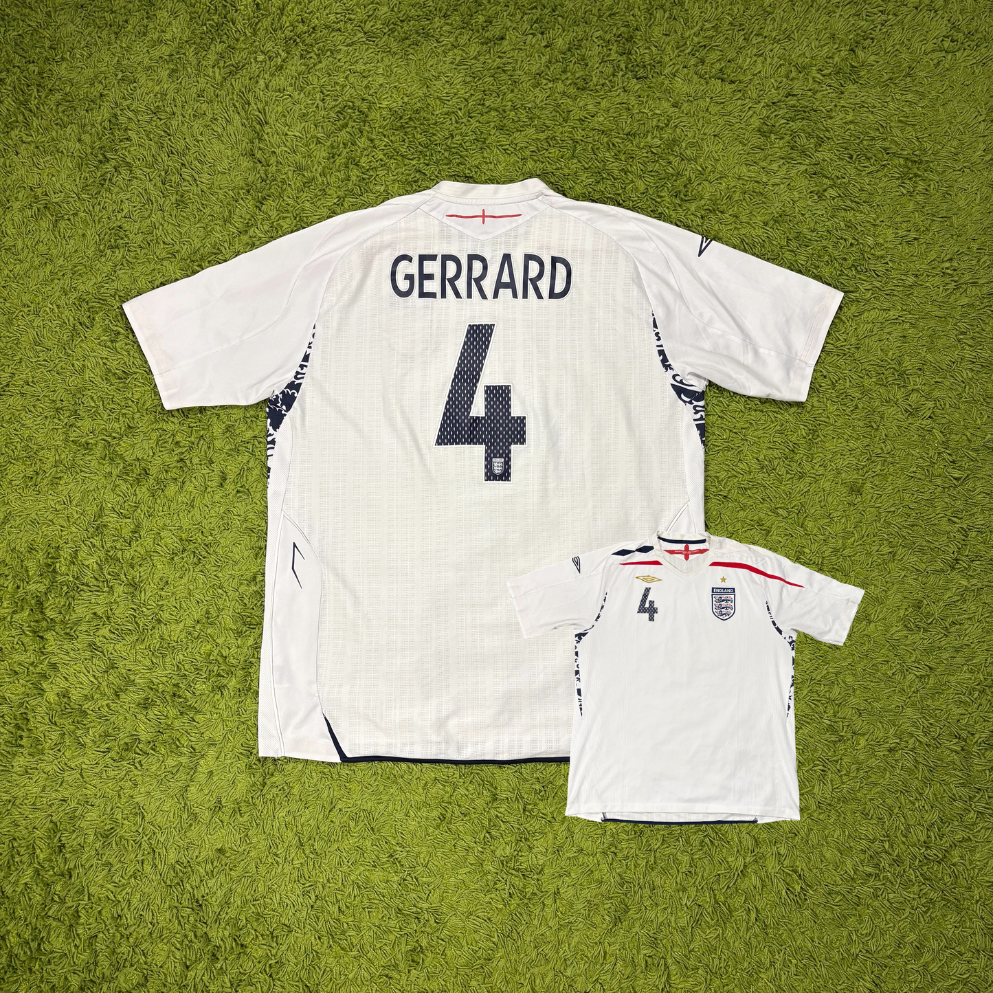 Umbro England Gerrard Trikot Weiß Größe XXL 2008