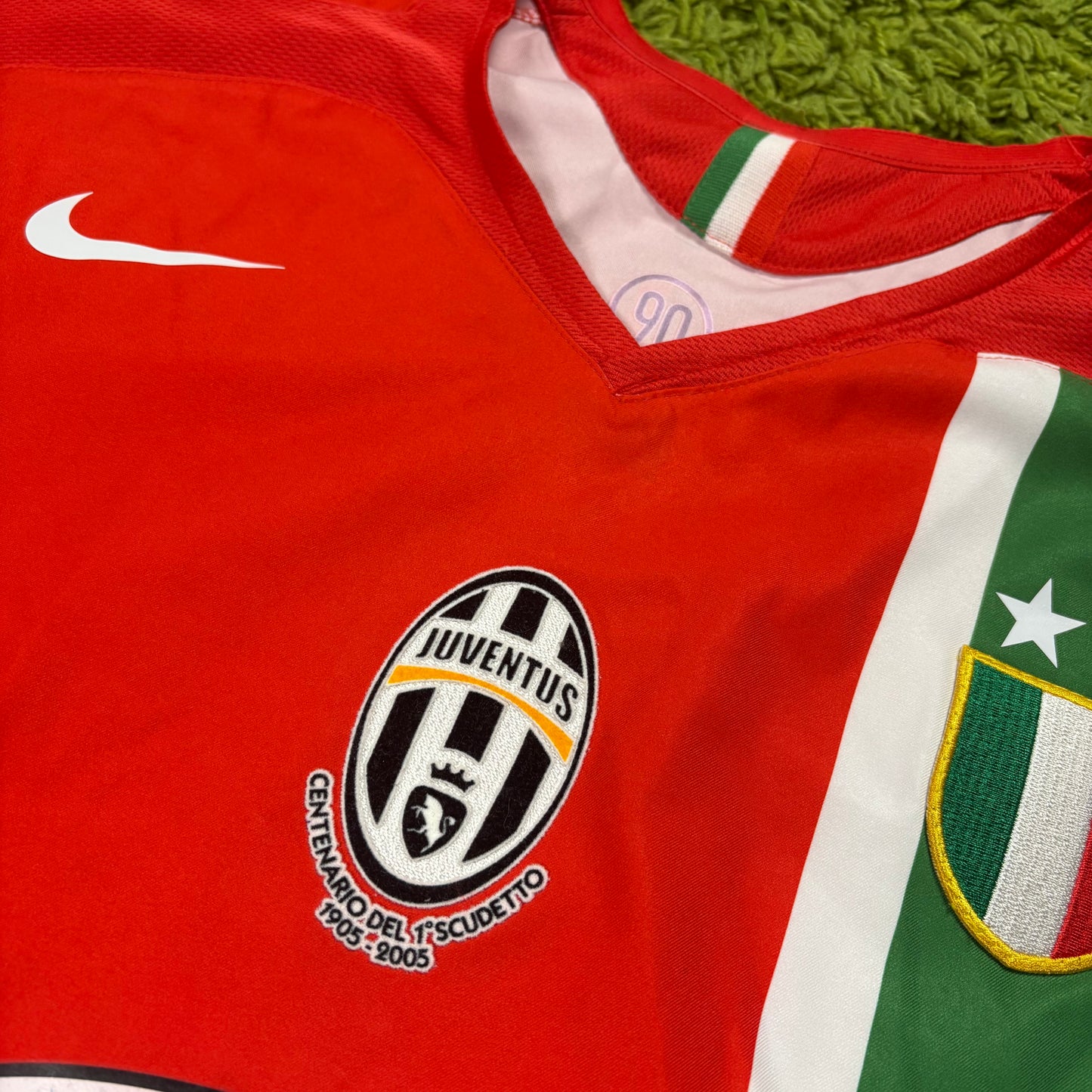 Nike Juventus Turin Nedved Trikot rot Größe L Neu Signiert 2005 2006