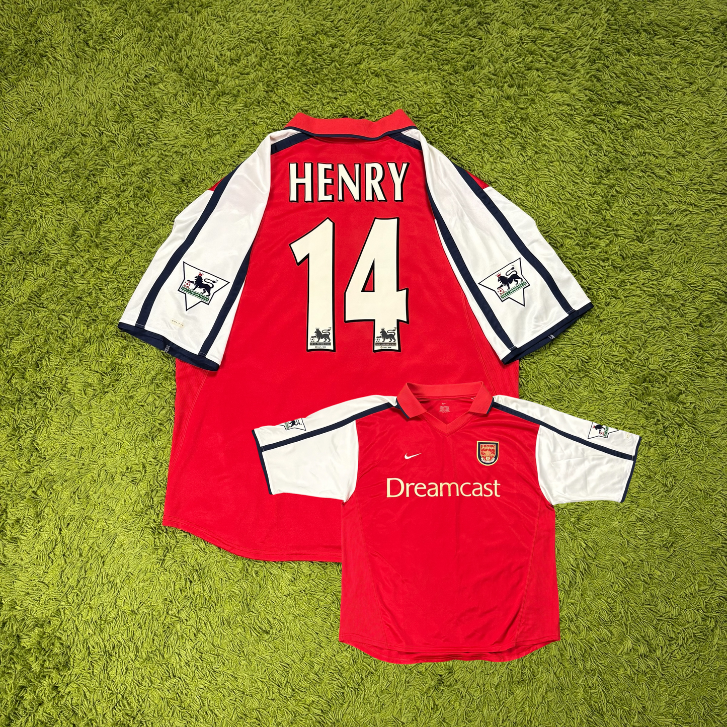 Nike Arsenal FC Henry Trikot rot Größe XL 1999 2000