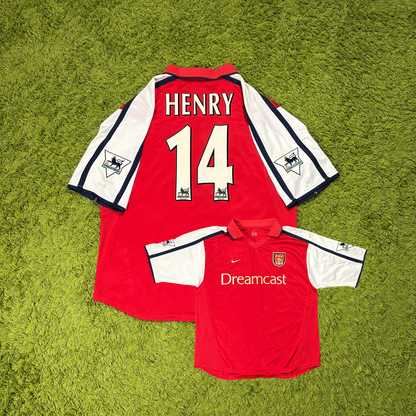 Nike Arsenal FC Henry Trikot rot Größe XL 1999 2000