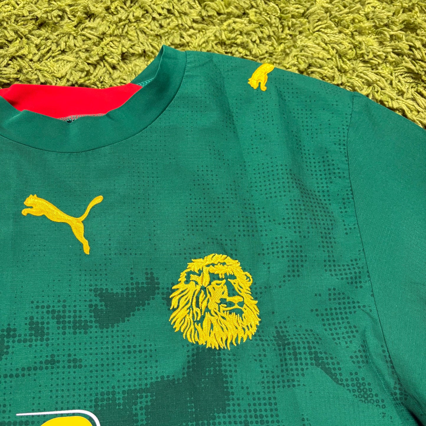 Puma Kamerun Etoo Eto‘o Trikot Grün Größe L 2006