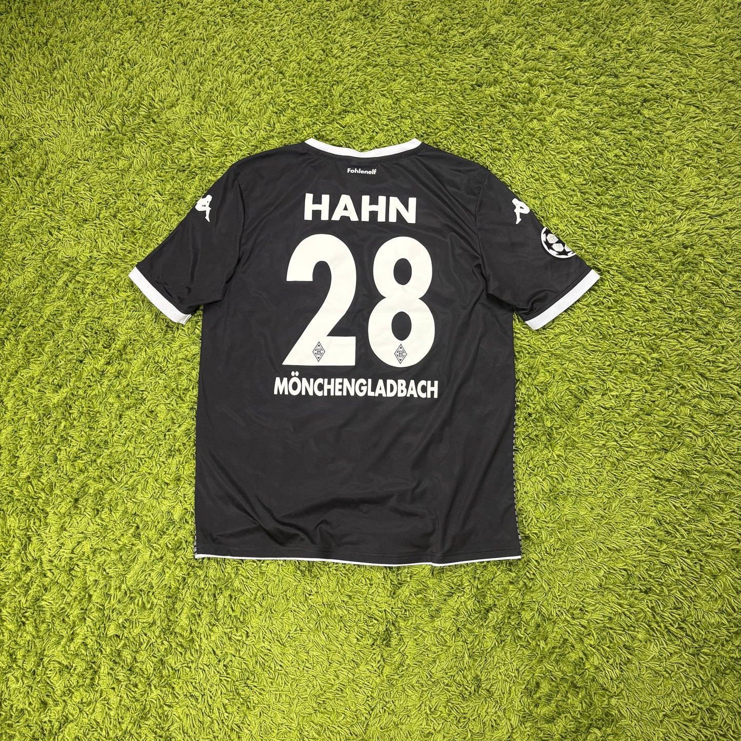 Kappa Borussia Mönchengladbach Hahn Trikot schwarz Größe XL 2015 2016