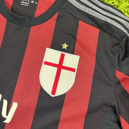 Adidas AC Mailand Milan Simic Trikot schwarz Größe XL 2014 2015