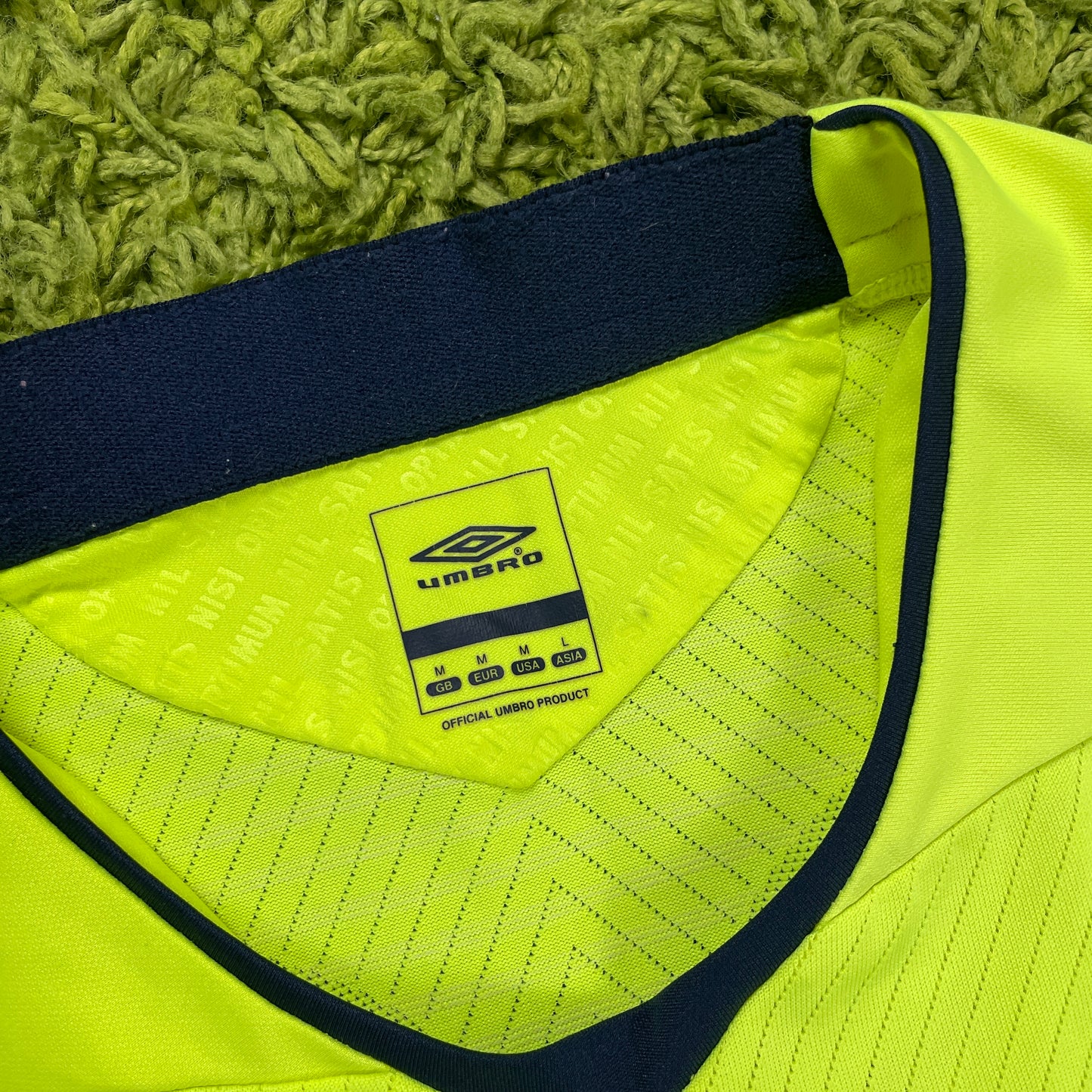 Umbro Everton FC Trikot grün Neon 2008 2009 Größe M