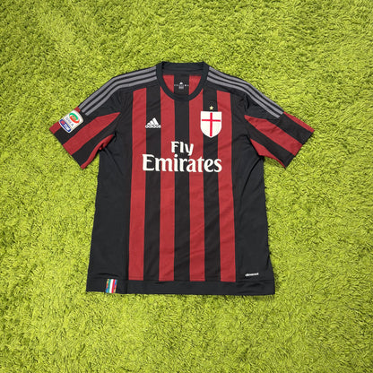 Adidas AC Mailand Milan Simic Trikot schwarz Größe XL 2014 2015
