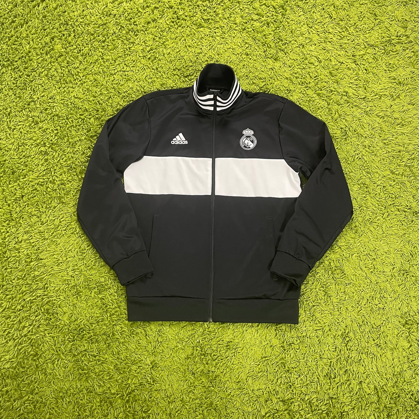 Adidas Real Madrid Trainingsjacke schwarz Größe L