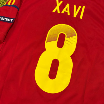 Adidas Spanien Xavi Trikot rot Größe M 2012