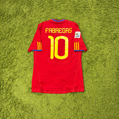 Adidas Spanien Fabregas Trikot rot Größe M 2010