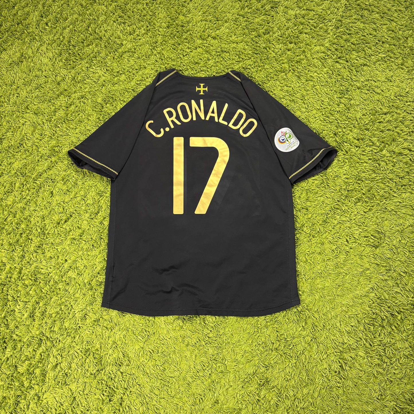 Nike Portugal Cristiano Ronaldo Trikot schwarz Größe L 2006