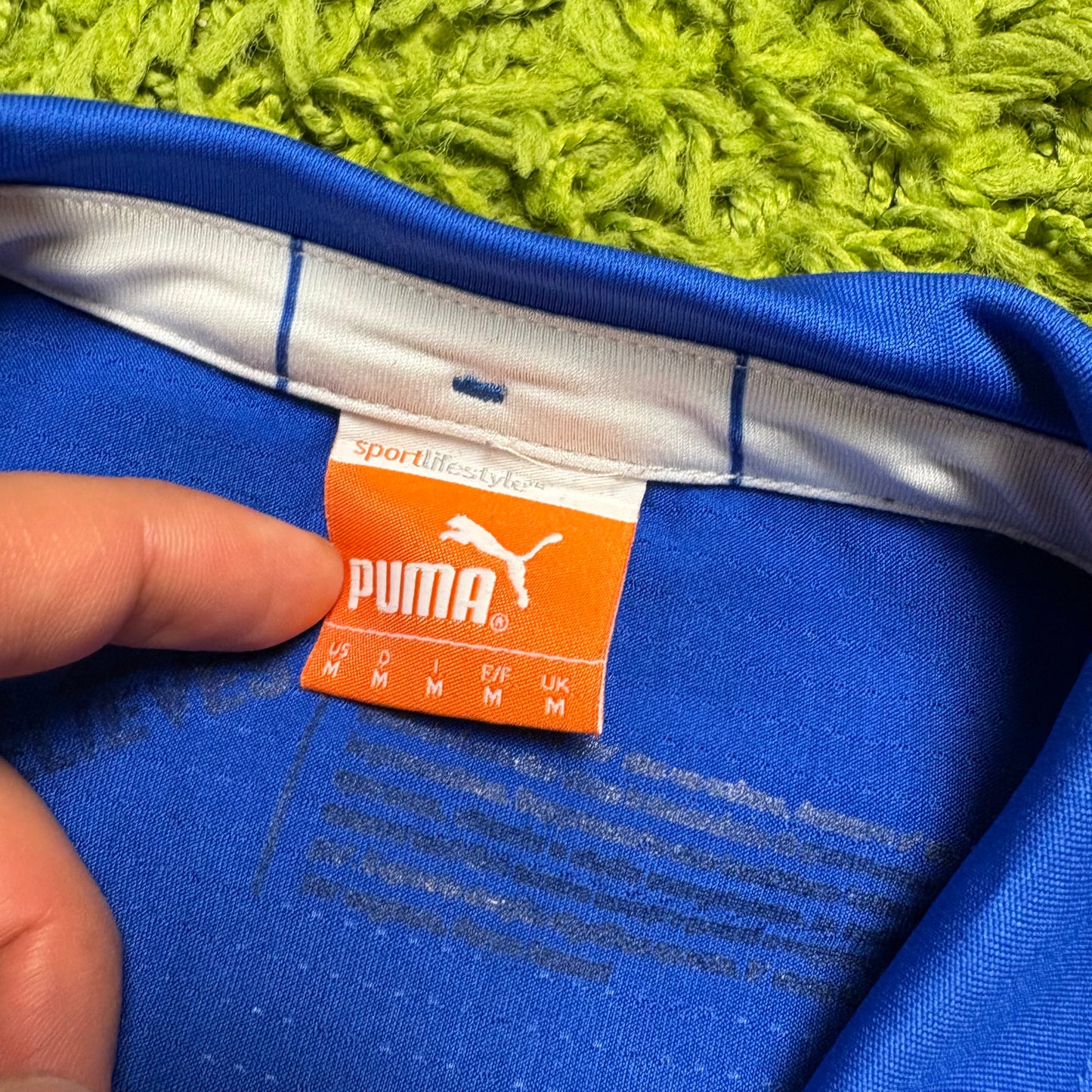 Puma Italien Pirlo Trikot blau Größe M 2014