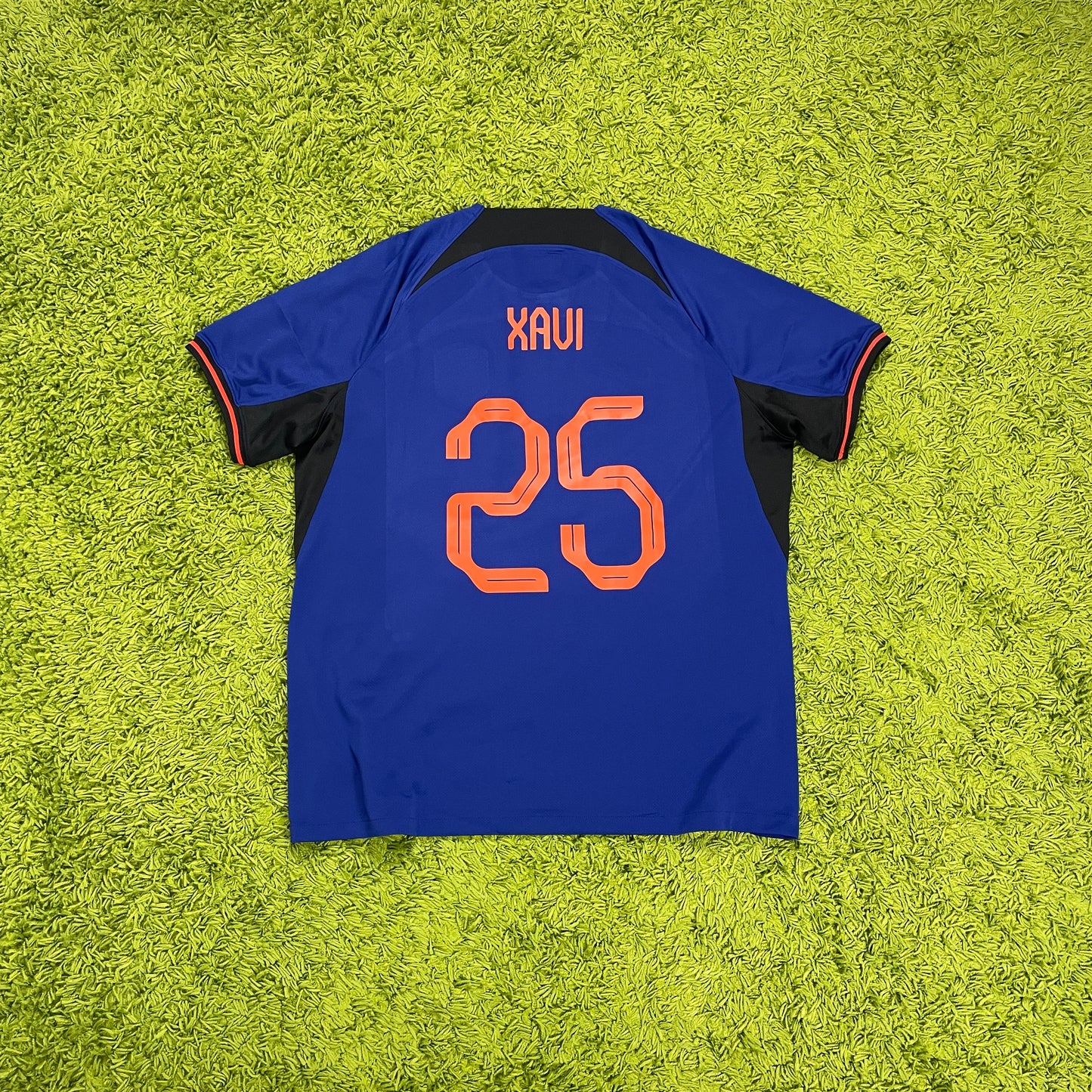 Nike Niederlande Holland Xavi Simons Trikot blau Größe XL 2022