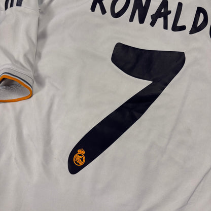 Adidas Real Madrid Ronaldo Trikot Weiß Größe L 2013 2014