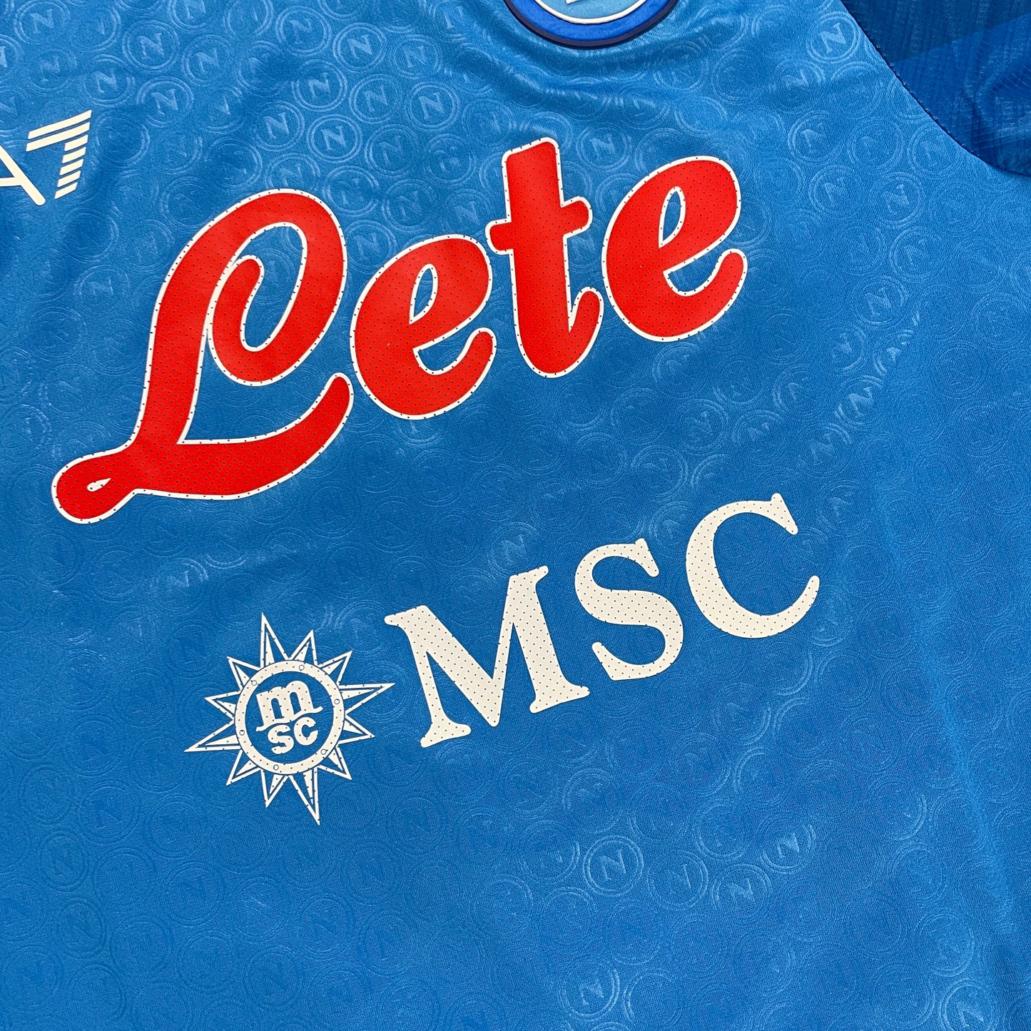 EA7 SSC Neapel Napoli Trikot blau Größe M 2022 2023