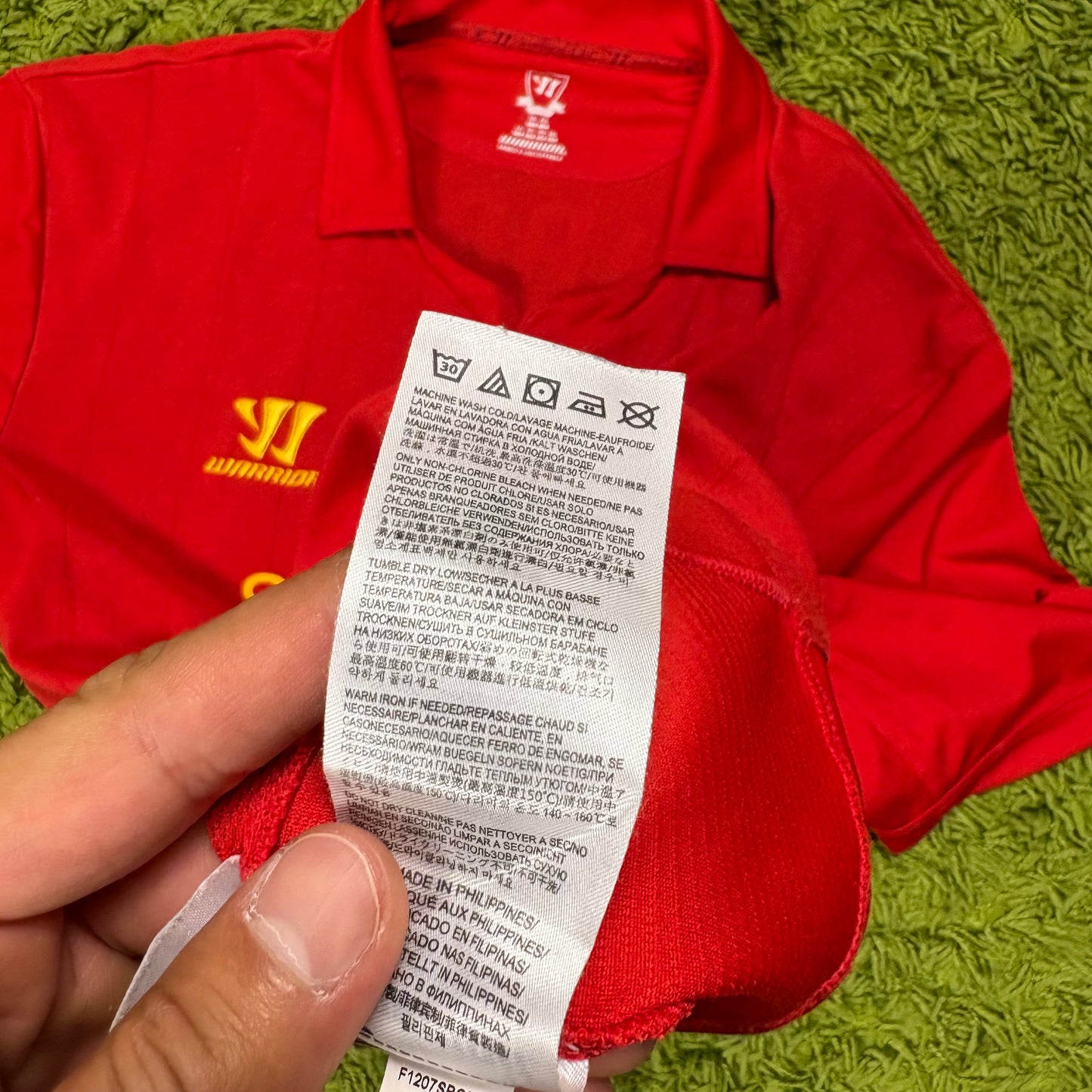 Warrior FC Liverpool Suarez Trikot rot Größe XXL 2012 2013