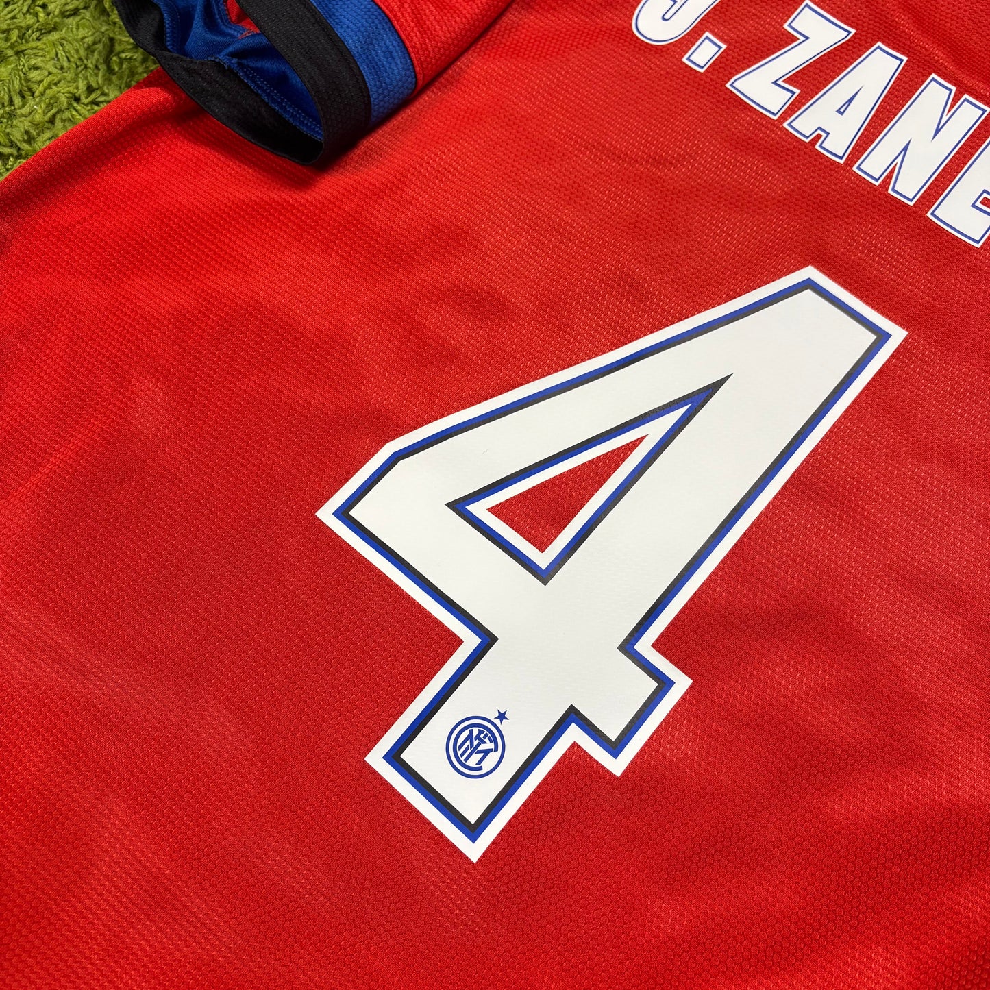 Nike Inter Mailand Milan Trikot Zanetti rot Größe L 2012 2013