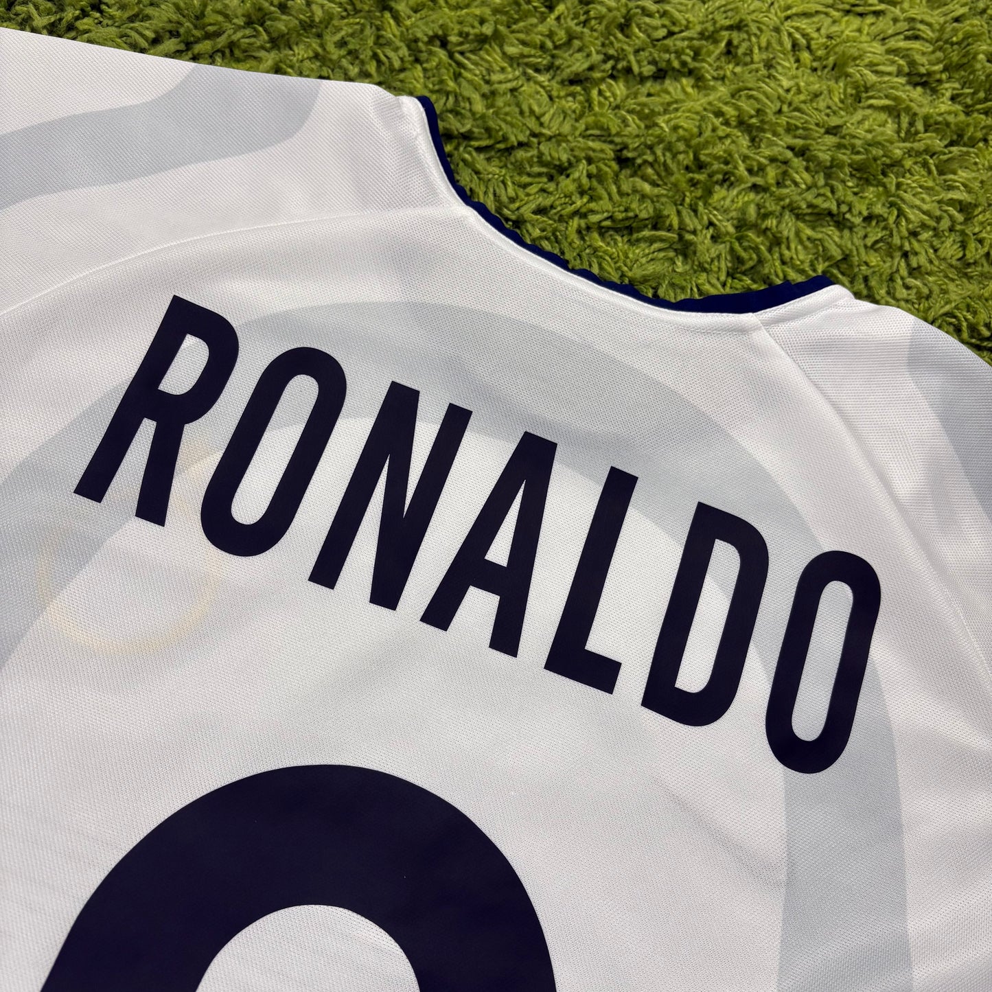 Nike Inter Mailand Milan Ronaldo R9 Trikot grau Größe XL 2001 2002