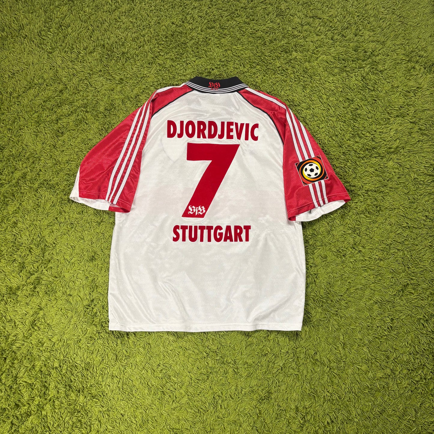 Adidas VFB Stuttgart Djordjevic Trikot Weiß Größe XL 1998 1999