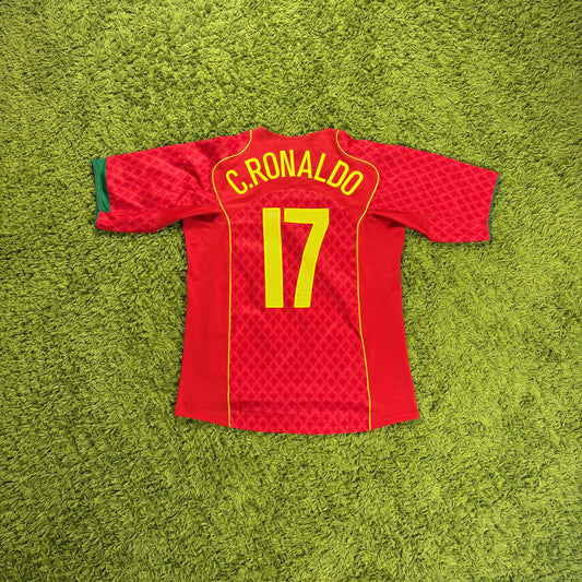 Nike Portugal Cristiano Ronaldo Trikot rot Größe L 2004 2006