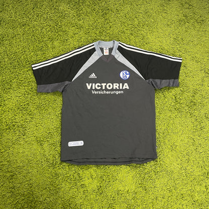 Adidas Schalke 04 Wilmots Trikot grau Größe XL 2001 2002