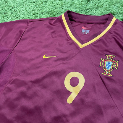 Nike Portugal Trikot Jersey Matchworn 2000/2002 #9