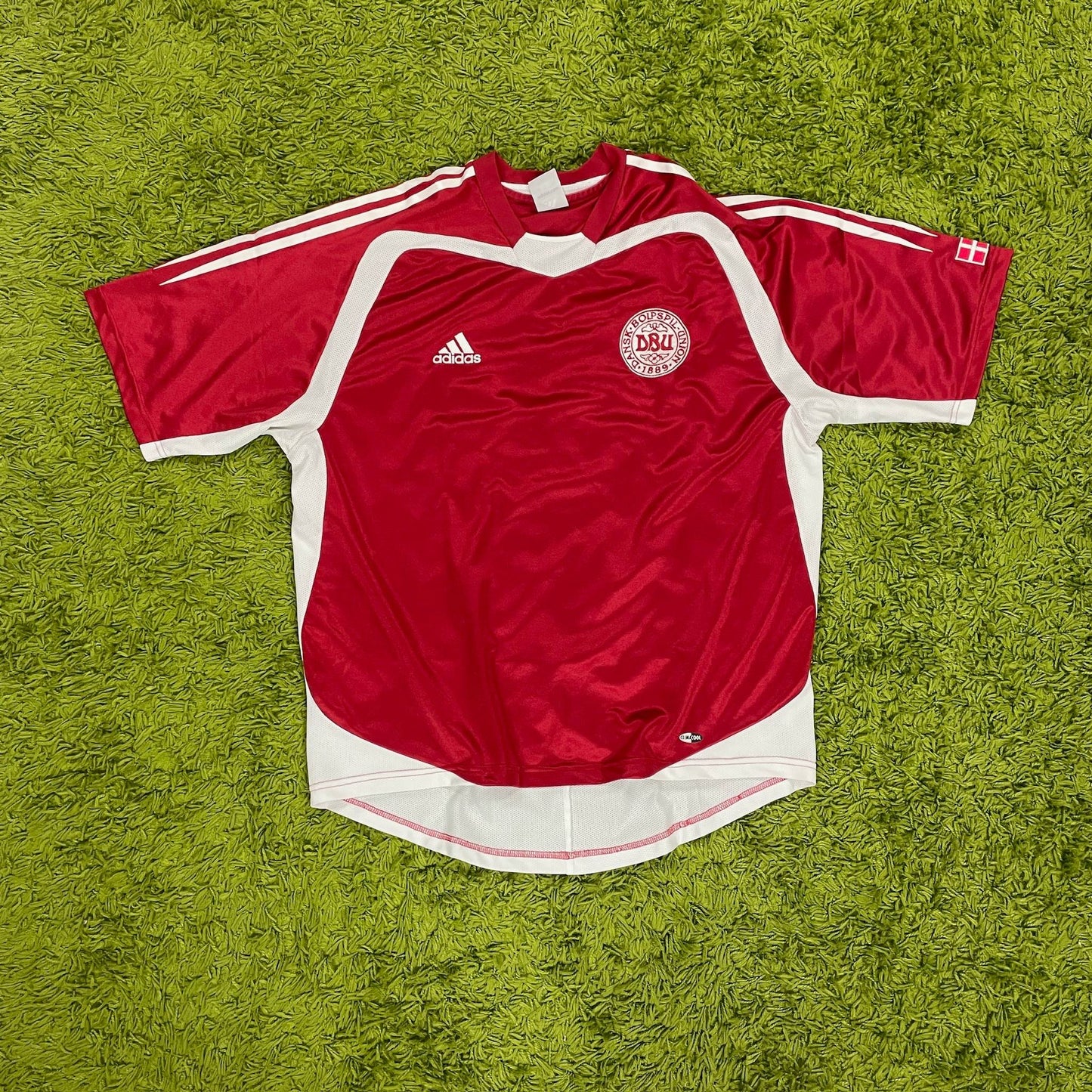 Adidas Dänemark Trikot 2006/2008 Retro Vintage Größe L