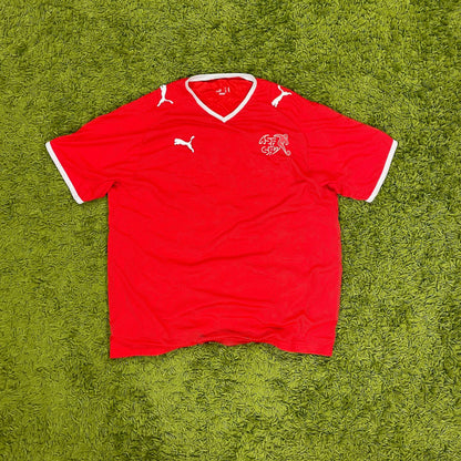 Puma Schweiz Trikot 2008 Retro Vintage Größe XL