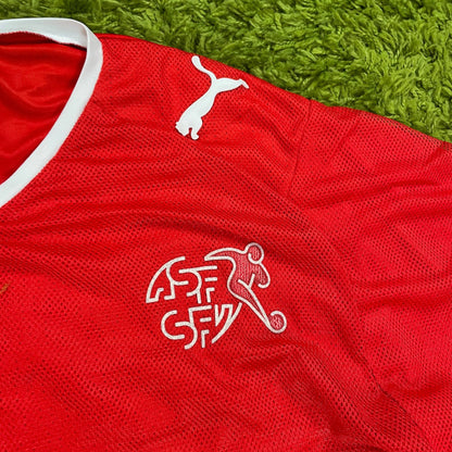 Puma Schweiz Trikot 2008 Retro Vintage Größe XL