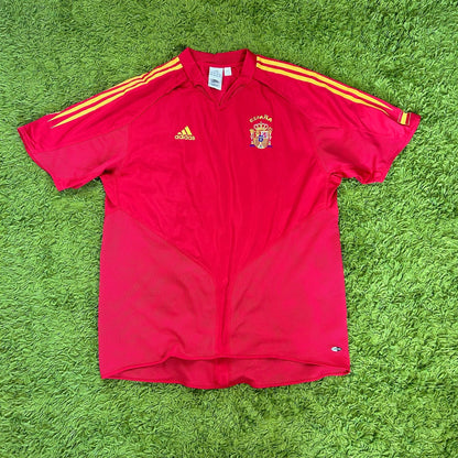 Adidas Spanien Fußball Trikot EM 2004 Größe XL