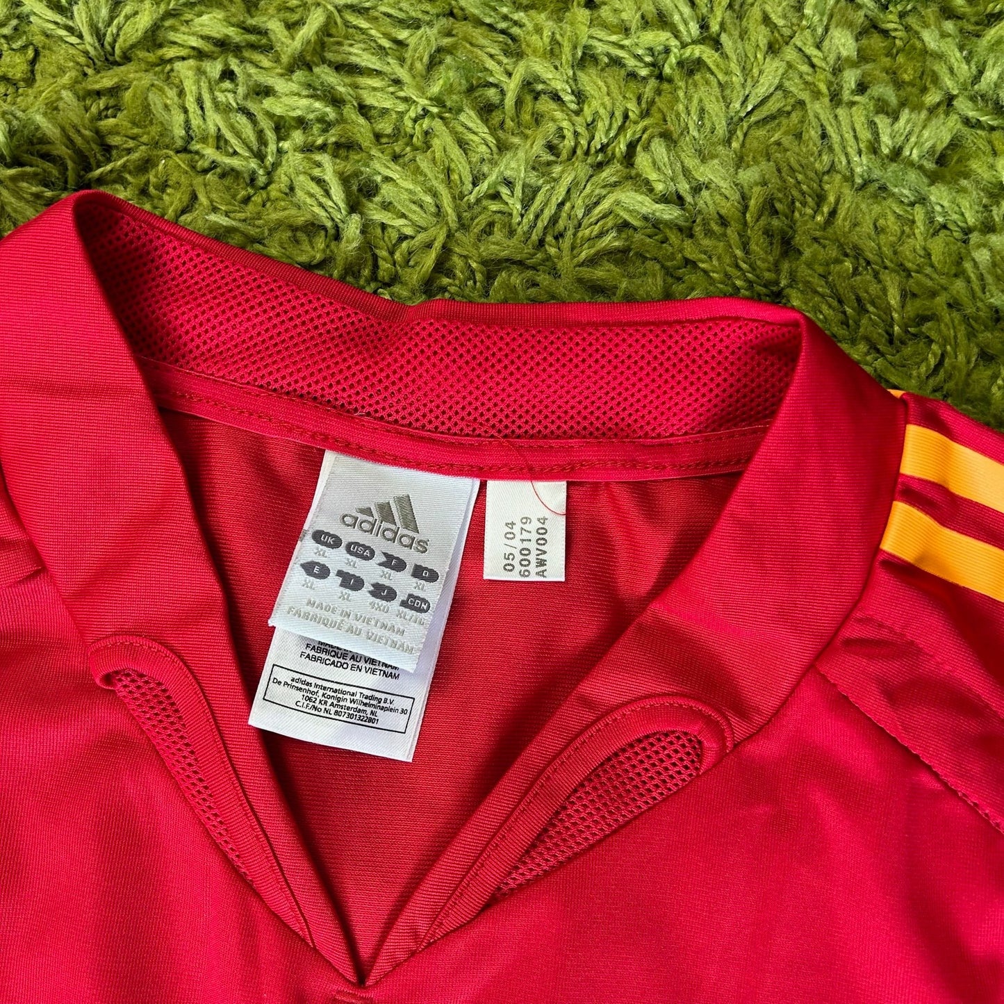 Adidas Spanien Fußball Trikot EM 2004 Größe XL